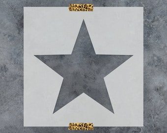 Star Stencil - Reusable DIY Craft Stencils of a Single Star