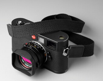 Custom made 100% cotton Leica camera strap 1" x 35"