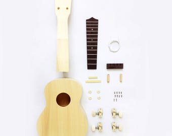 Zimo DIY 21 Ukulele Make Your Own Ukulele Hawaii Ukulele Kit
