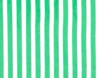 Michael Miller - Hollywood Pixies - Clown Stripe - Green/White - CX3584 GREE D - 100% cotton fabric - Fabric by the yard(s)