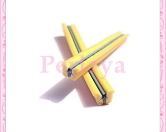 Set of 5 Butterfly REF2162X5 fimo canes