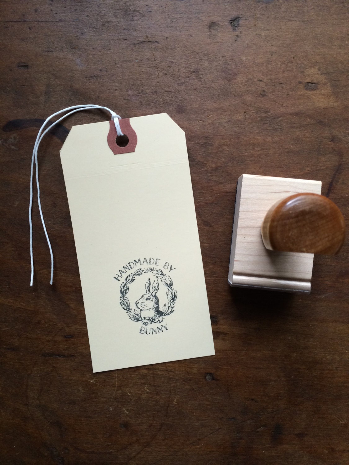 Custom Handmade By Stamp Bespoke Stamp for your