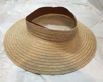 Hemp hat visor brim for millinery