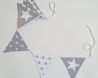Garland - gray and white