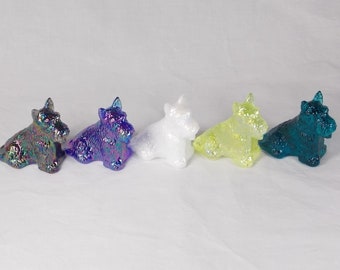 Boyd's Crystal Art Glass Duke The Scottie Dog Figurine, Scottish Terrier Figurine, West Highland White Terrier Figurine, Choose a Color - X