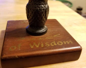 Vintage Cast Iron Paper Weight