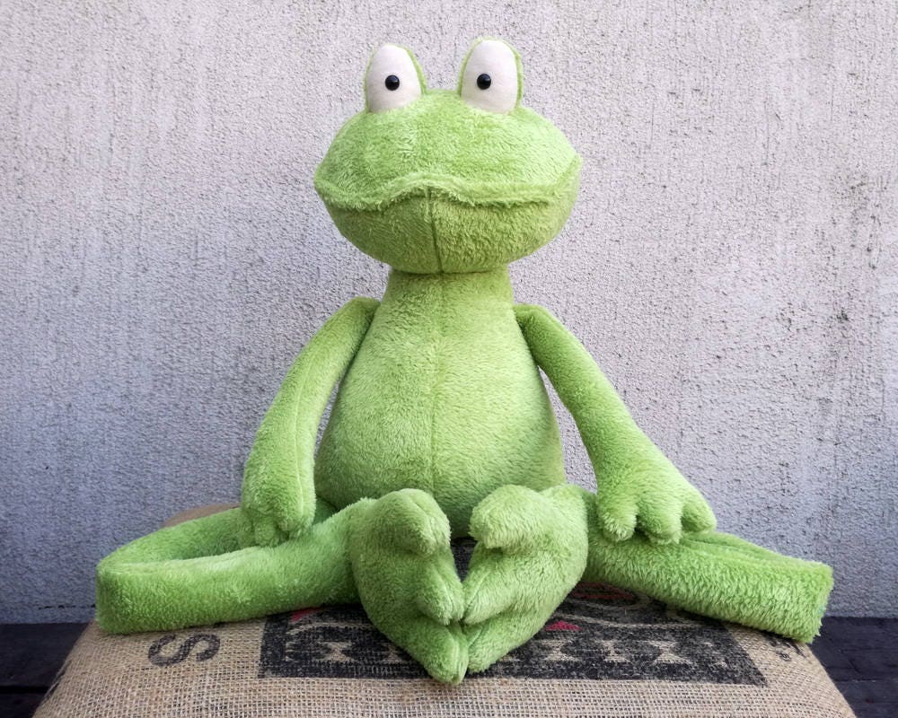 stuffed animal frog