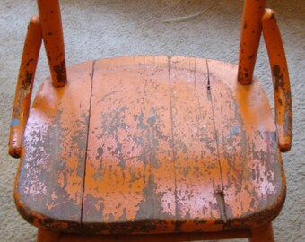 Vintage Child's Wood Chair