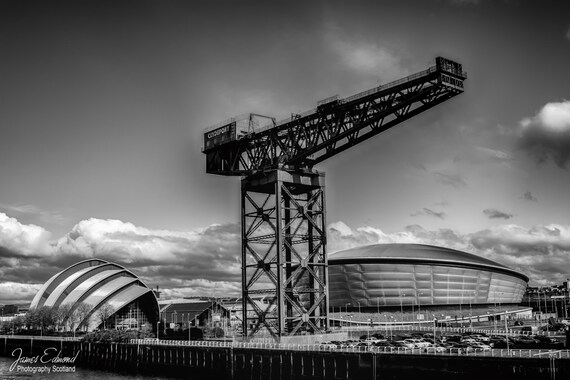 Glasgow Digital Download, Glasgow prints, Monochrome, fine art photography, scottish photography, wall art, wall decor, city photography