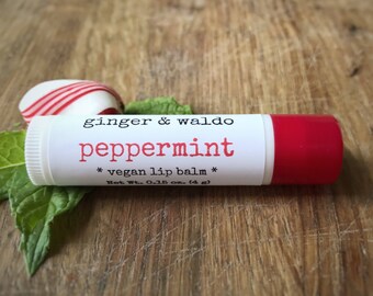 Peppermint Lip Balm - Peppermint - Lip Balm - Vegan Lip Balm - Cruelty Free