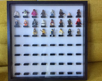 Figurine LEGO vitrine - lego minifig, lego star wars, lego disney, présentoirs, cadre Figurine, d’anniversaire, la Saint-Valentin, grande, 56