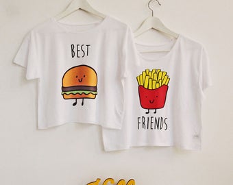 Best friend crop top | Etsy