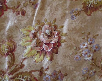 Antique Fabric French 1800s Cotton