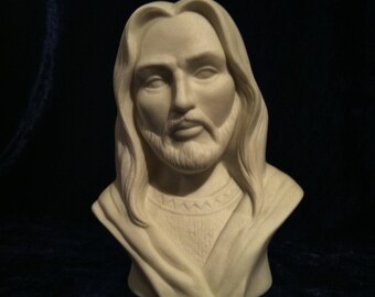 Vintage Porcelain Bust Of Jesus