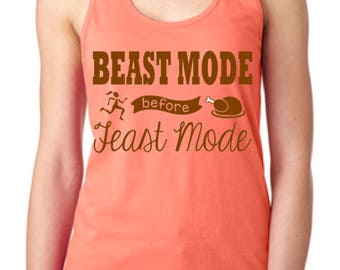 Thanksgiving Turkey Beast Mode Before Feast Mode Runner Guy Girl Race 5K 10K Half Marathon SVG PNG download cuttable file Cricut Silhouette