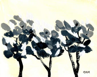 acrylic painting - "Smokies" - original acrylic painting - home decor