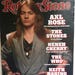Vintage Rolling Stones magazine Axel Rose cover Issue 558 August 10, 1989 Guns n Roses collectible music memorabilia