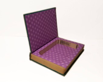 Hollow Book Safe The Woman Within Cloth Bound vintage Secret Compartment Security hiding place