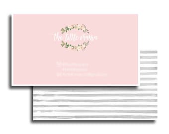 Business Cards Printable, Name Card Template, Photography name card, calling cards, DIY business cards, floral business card
