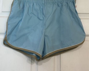 Vintage 80’s Jantzen Baby Blue Swim Trunks Shorts Made in USA Men’s 40 New