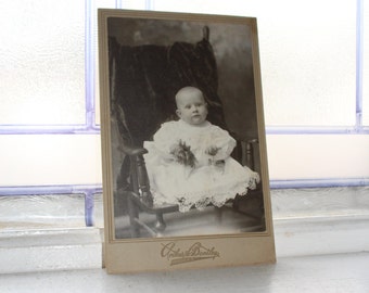 Victorian Child Cabinet Card Photograph Antique 1800s