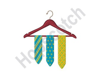 Ties - Machine Embroidery Design