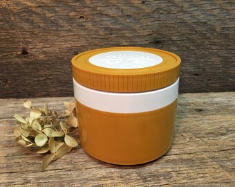 Thermos Insulated Jar/Gold/Hot/Cold/Made in USA/Small