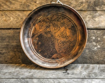 Vintage Copper Colander/Strainer