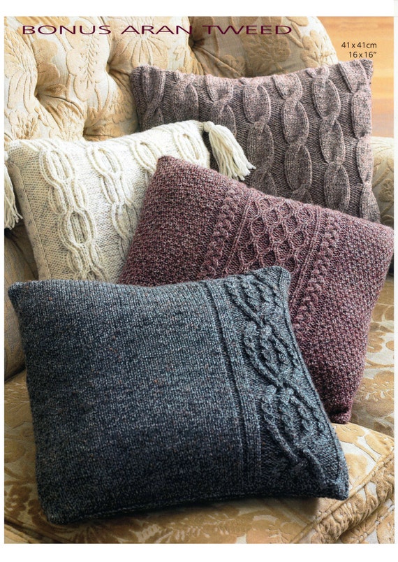 modele coussin tricot
