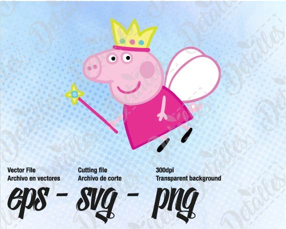 Download Peppa Pig Svg Clipart Vector / Vector SVG Eps for Personal ...