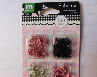 SALE - Making Memories Brand Brads - New in Package - Sabrina Style
