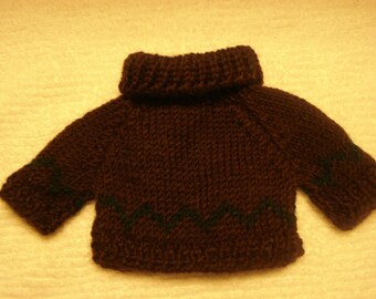 Sweater for doll or stuffed animal