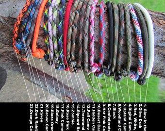 Adjustable Survival Bracelet Knotted Cord Paracord 550 Military Hunting Hiking Camping Fishing Outdoors