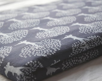 Indian Handmade Hand Block Printed Indigo Blue Cotton Fabric by Yard Dressmaking Craft Fabric Floral Pattern