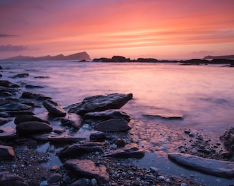 After sunset on The Dingle Peninsula, County Kerry, Ireland