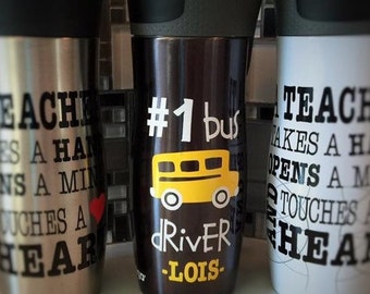 SVG Bus Driver / #1 Bus Driver / SVG back to school / SVG school bus / Bus Driver gift / Number one bus driver / Contigo mug bus driver