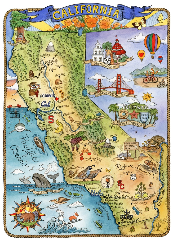 This is an image of Massif Printable Map of California It is a photo of Massif Printable Map of California