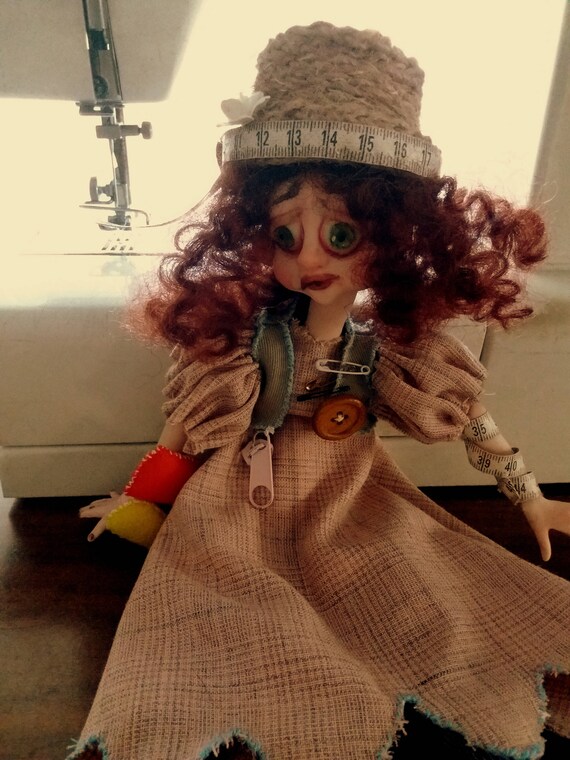SALE30Boubou/Dressmaker/doll/artdoll/ooakdoll/handmadedoll/cl