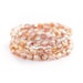 I'M BACK IN STOCK! Pink Luster Ceylon Round Spacer Beads, Transparent Fire Polished Faceted Czech Glass, 4mm x 50pc (0012)