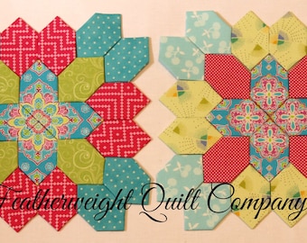 Lucy Boston Patchwork of the Crosses Two block kit# 13