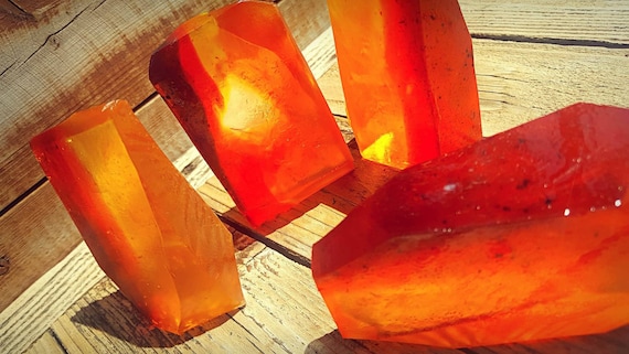 Fire and Brimstone "Amber" Crystal Soap