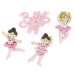 Little Ballerinas Buttons by Jesse james, Dress it up buttons, girls, sewing, scrapbooking, hairbow supplies, hair bows, embellishements