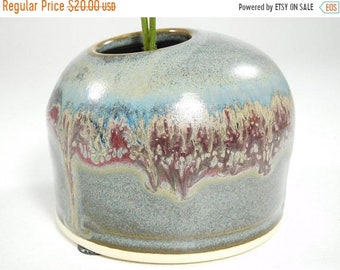 ON SALE Flower Ikebana - Pinfrog Bowl - Ikebana Stoneware - Ikebana Bowl - Ikebana Pot - Ikebana Bud Vase - Vessel Ikebana - Vase Ikebana -