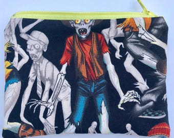 Zombies Zipper Pouch: Zombies Are People Too