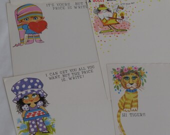 Vintage 60's Paula Presents Stationery Sheets Envelopes Seals