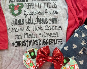 Disney Christmas Shirt, Mickey Wreath, Mickey Christmas, Disney World Christmas, Disneyland Christmas Shirt