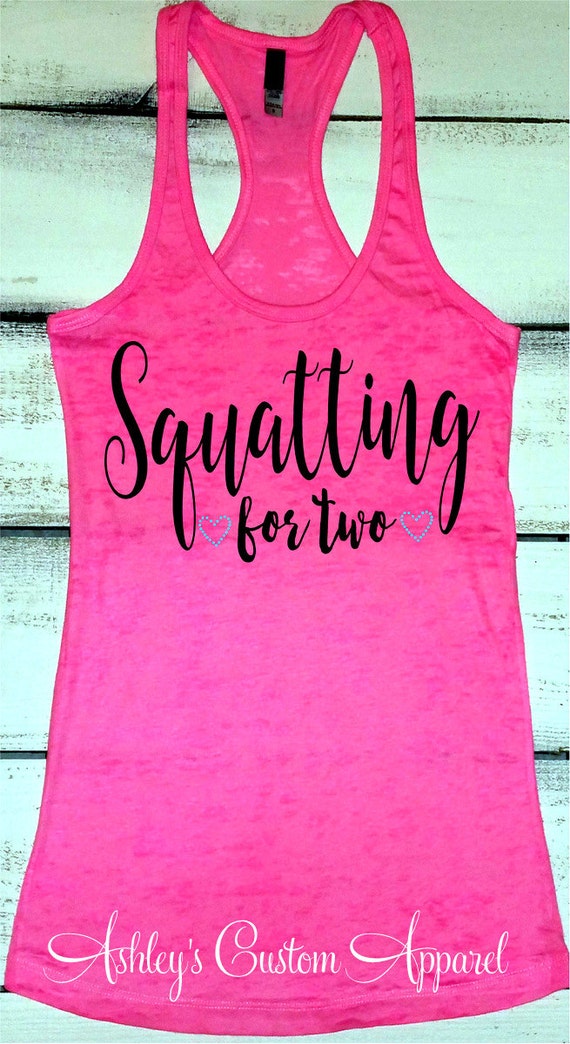 Pregnancy Workout Tank Squat Shirt Maternity Tank Top Baby