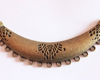 Pendant multichain bronze 95 * 40 * 5 mm