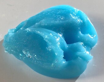 Glossy Blue Slime *THICK+CLICKY+SCENTED*