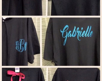 Personalized dance costume recital cover up